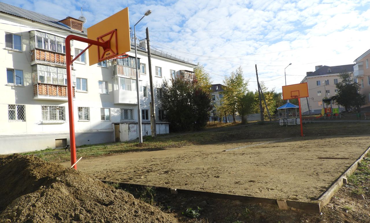 В Карпинске заасфальтируют баскетбольную площадку