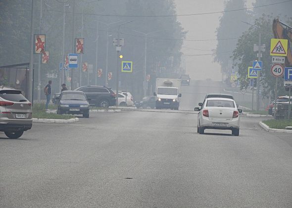 Карпинск накрыло смогом