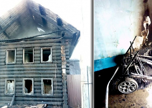 В Карпинске горели двухэтажный дом, баня и детская коляска. Подробности