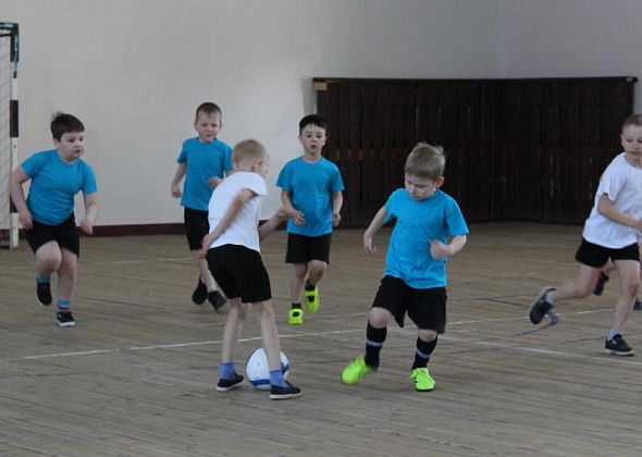 В Доме спорта проходит традиционный турнир по мини-футболу среди команд детских садов