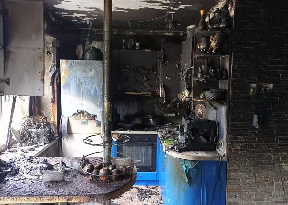 Семье, которая лишилась имущества из-за пожара, нужна финансовая помощь