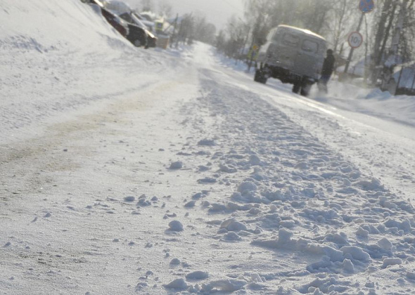 Мэр Андрей Клопов не доволен работой подрядчика, который занимается расчисткой снега