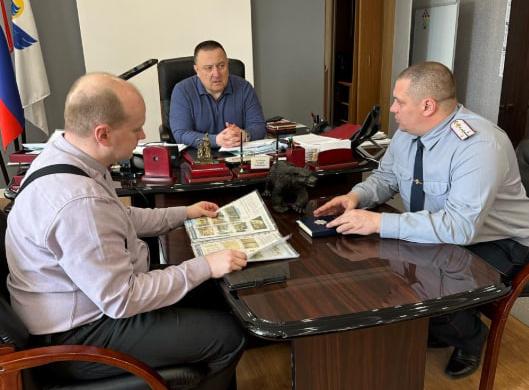 Руководство исправительной колонии встретилось с мэром Андреем Клоповым