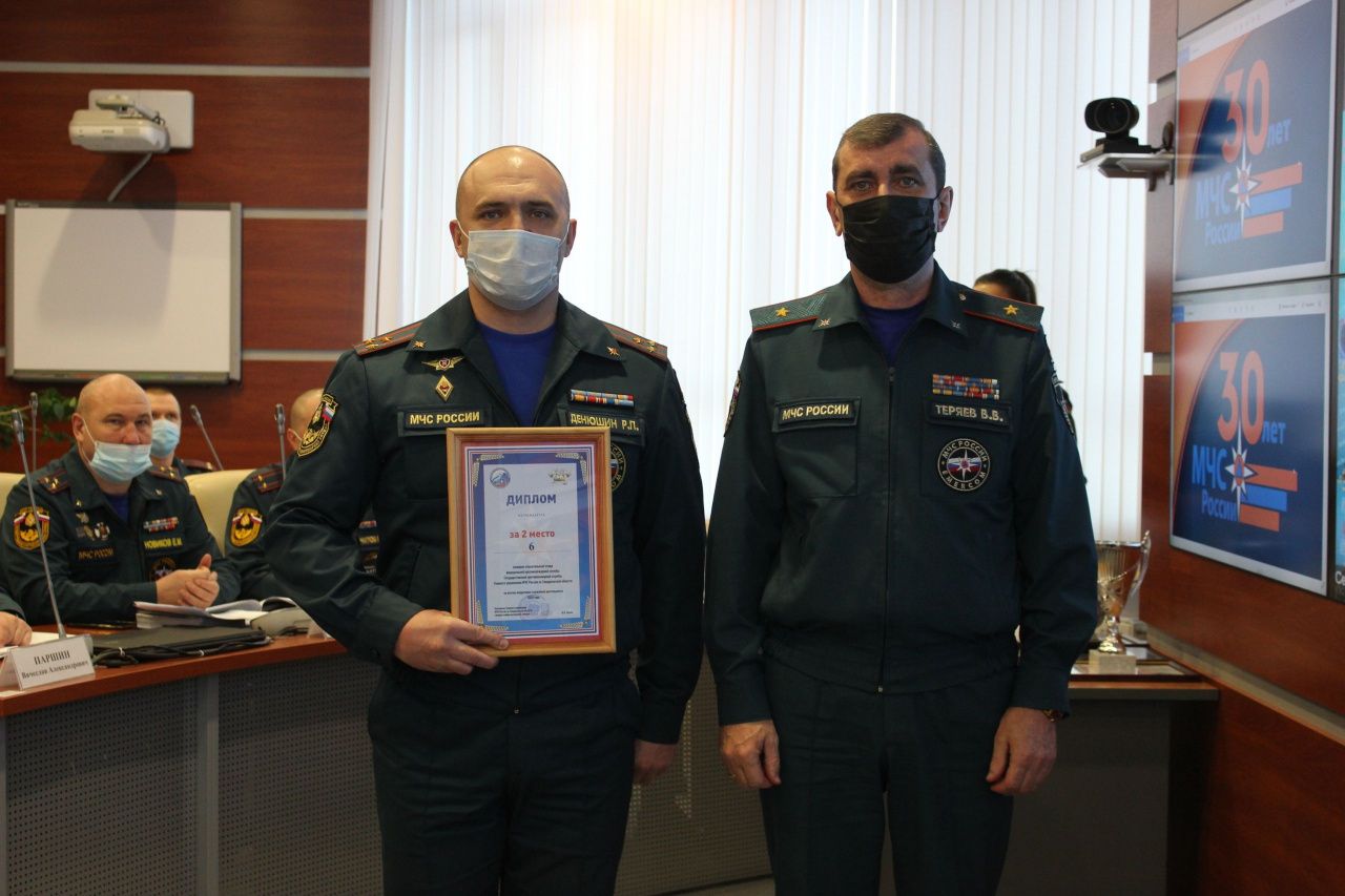 Наши пожарные стали вторыми в области