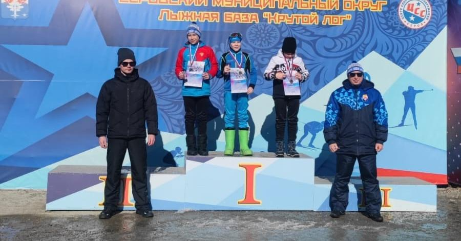 Карпинские лыжники заняли два призовых места на пятом этапе Кубка Северных городов