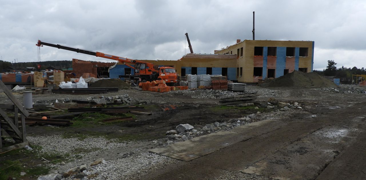 Строительство сосновской школы планируется закончить к 1 сентября 2020 года