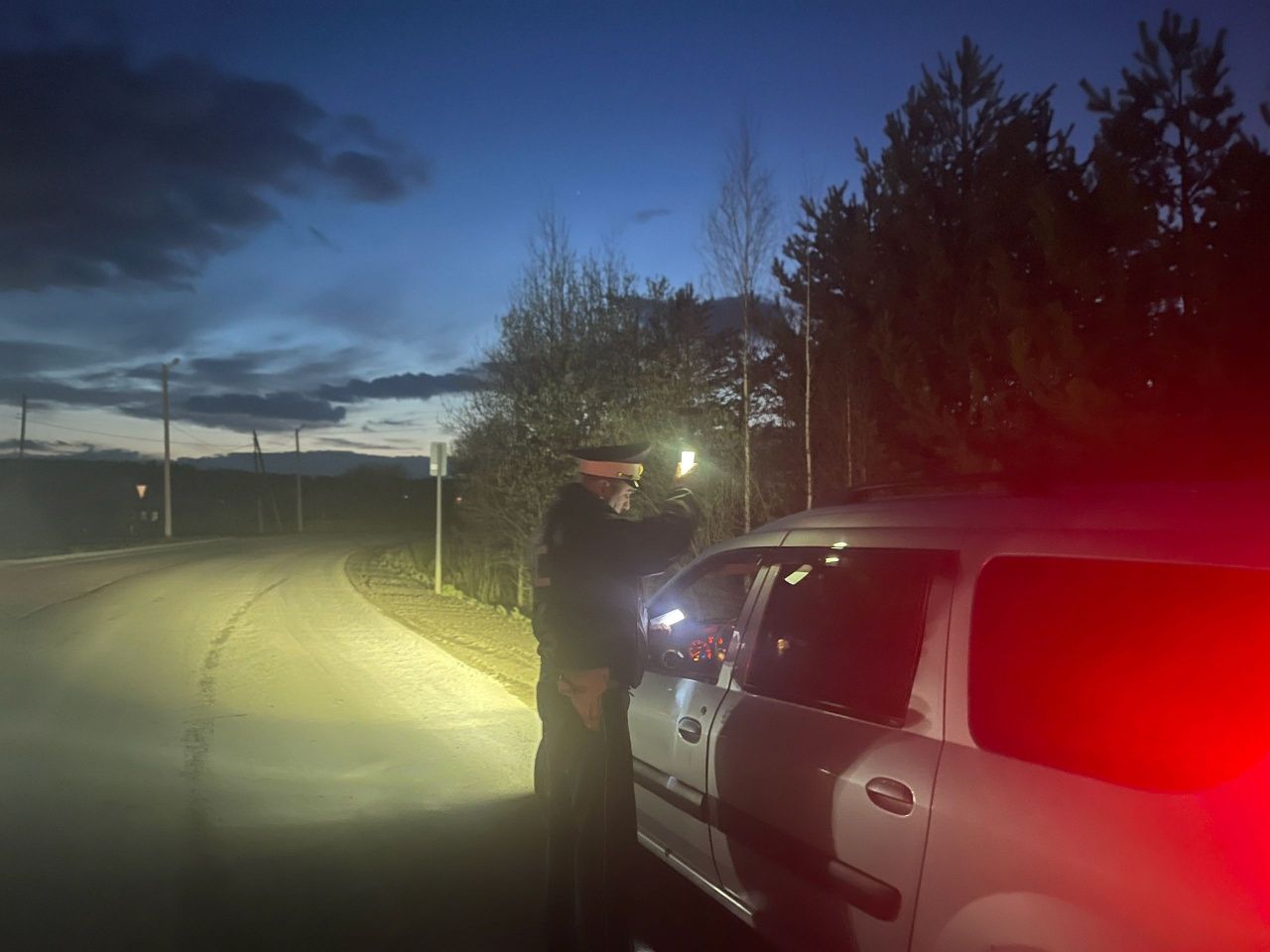В Карпинске во время рейда «Безопасная дорога» Госавтоинспекция поймала пьяного водителя