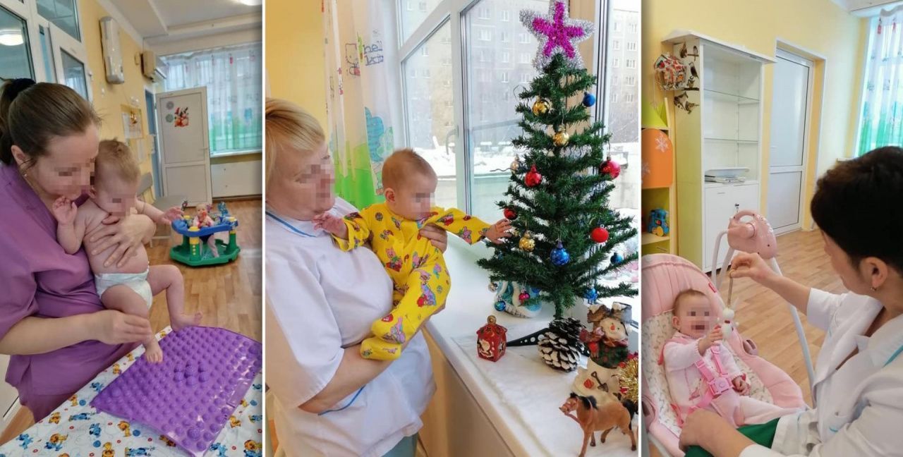 Полина из Карпинска встретила Новый год в доме ребенка 