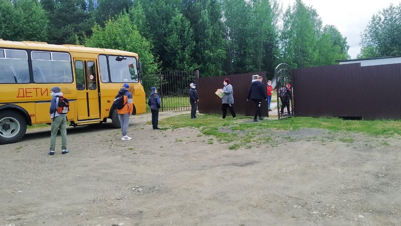 В загородном лагере 