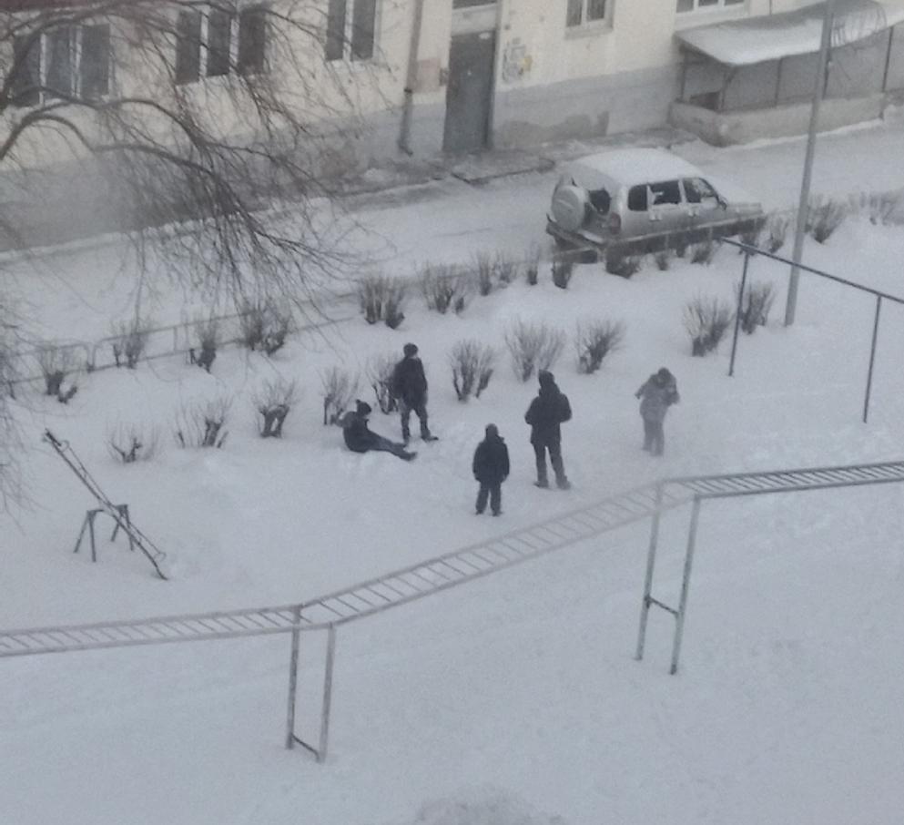 Полиция Карпинска проводит проверку по сообщению об избиении детей во дворе дома №95 по Мира