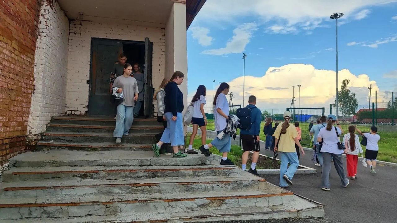 Сегодня в городском лагере при школе №2 была организована эвакуация