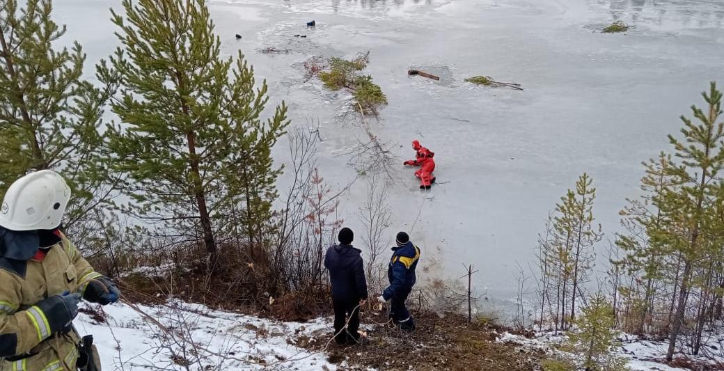 В Волчанске двое рыбаков провалились под лед. Один утонул