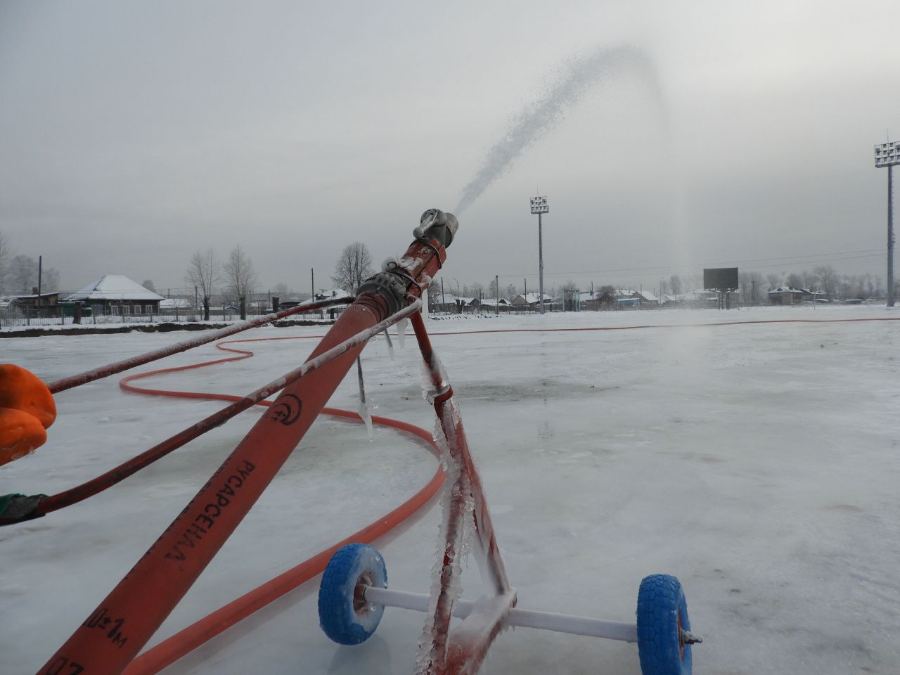 Начало работы городского катка планируется уже на этой неделе