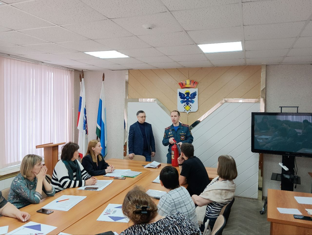 Сотрудники ОНД проверили пожарную безопасность на избирательных участках