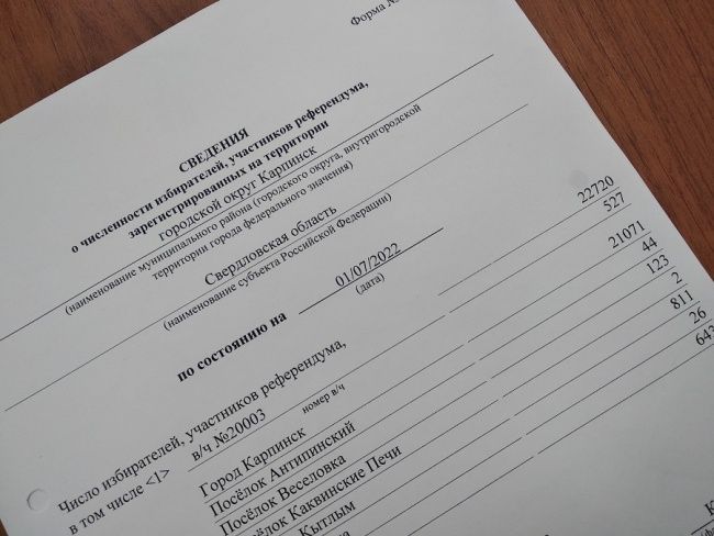 Количество избирателей в Карпинске продолжает снижаться