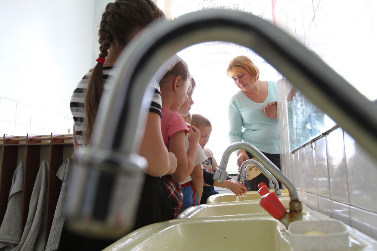 Только один детский сад в Карпинске не попадет под двухдневное отключение воды