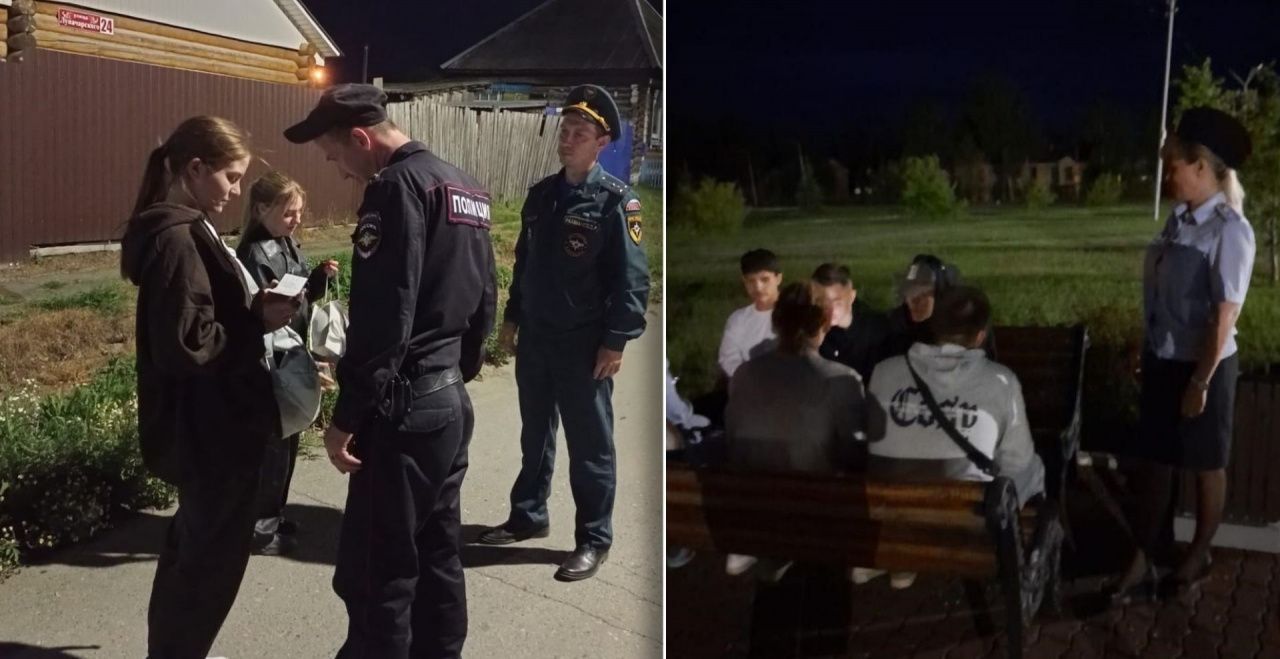 В полиции поделились результатами рейдов на гуляющих по ночам подростков