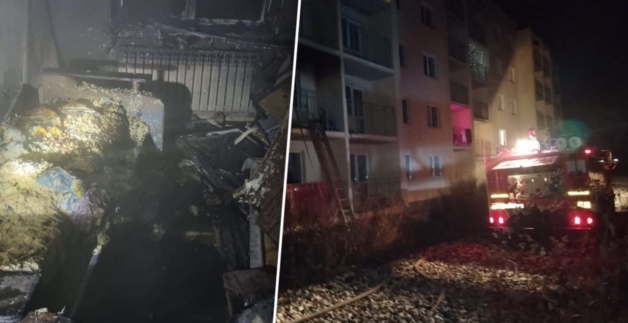 Сегодня в новостройке по Серова горела квартира