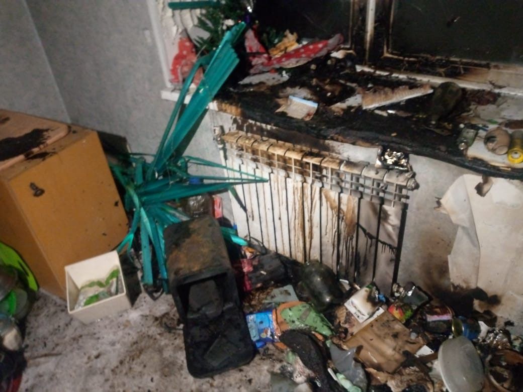 Этой ночью жительница Карпинска топила сало и устроила пожар