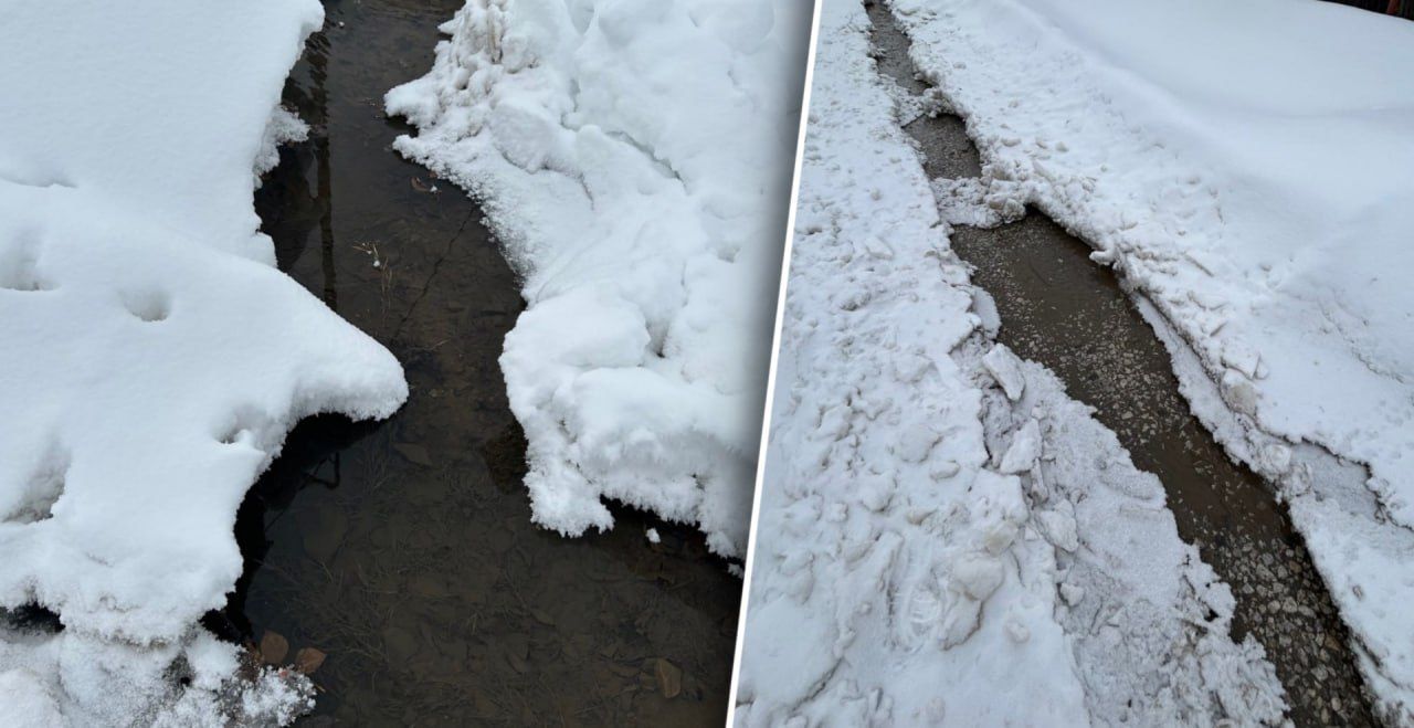 В северной части Карпинска прорвало трубу. Коммунальщики отключили воду и выясняют причину утечки