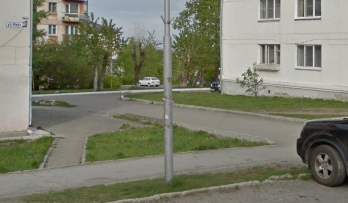 Фото въезда во двор до ремонта коммунальных сетей. Фото: предоставлено читателями