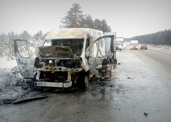 Рассказываем подробности пожара на трассе возле Карпинска