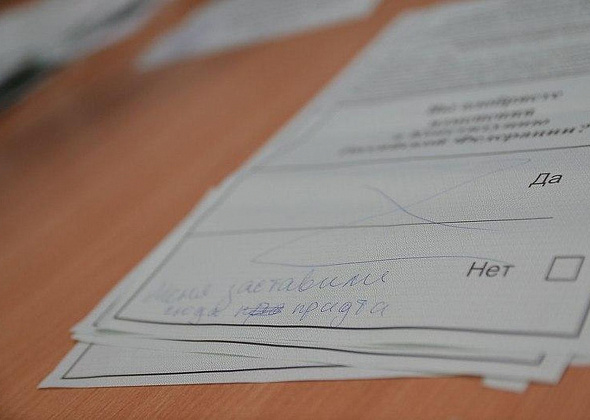 В “народном голосовании”, организованном “Вечерним Карпинском”, большинство горожан не поддержали поправки