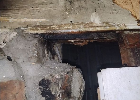 На выходных в Карпинске горел частный дом