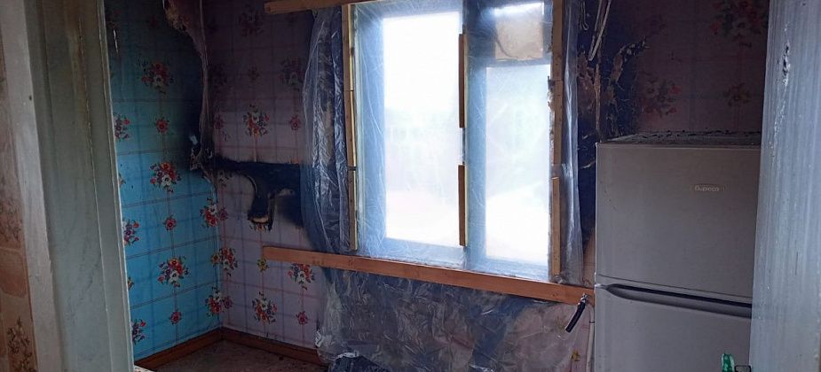 В доме в поселке Сосновка горела кухня