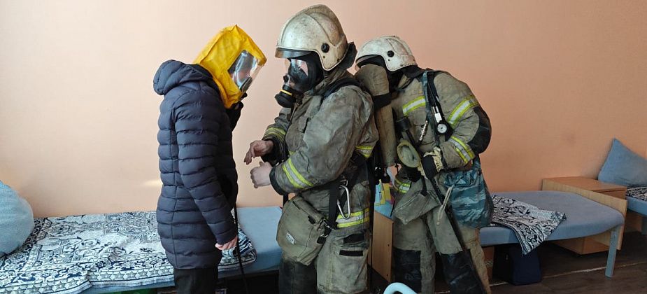 В местном антинаркотическом учреждении прошли антипожарные учения