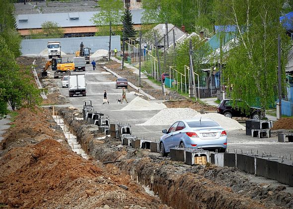 В городе параллельно реализуются два крупных проекта – реконструкция «гостевого маршрута» и благоустройство Комсомольского парка