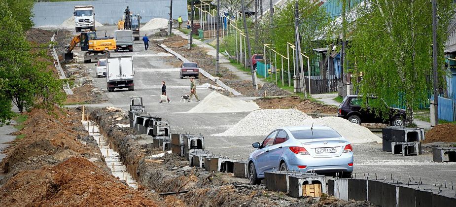 В городе параллельно реализуются два крупных проекта – реконструкция «гостевого маршрута» и благоустройство Комсомольского парка