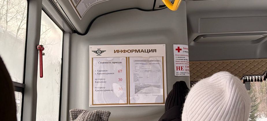 Ездить по Карпинску и до Краснотурьинска стало дороже: повысилась цена проезда на «сотке»