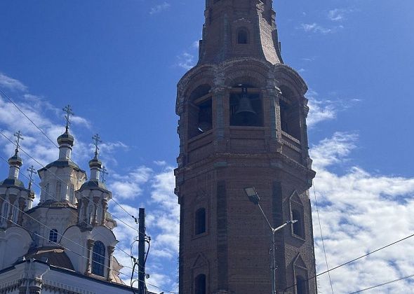 В восстановленной колокольне Введенского собора появился «Электронный звонарь»