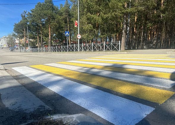 В Карпинске уже начали обновлять дорожную разметку. Контракт заключен с подрядчиком из Сухого Лога