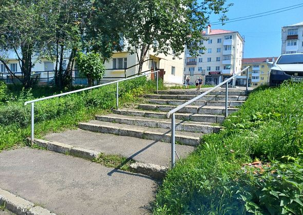 Во дворе дома №54а по Мира отремонтируют лестницу