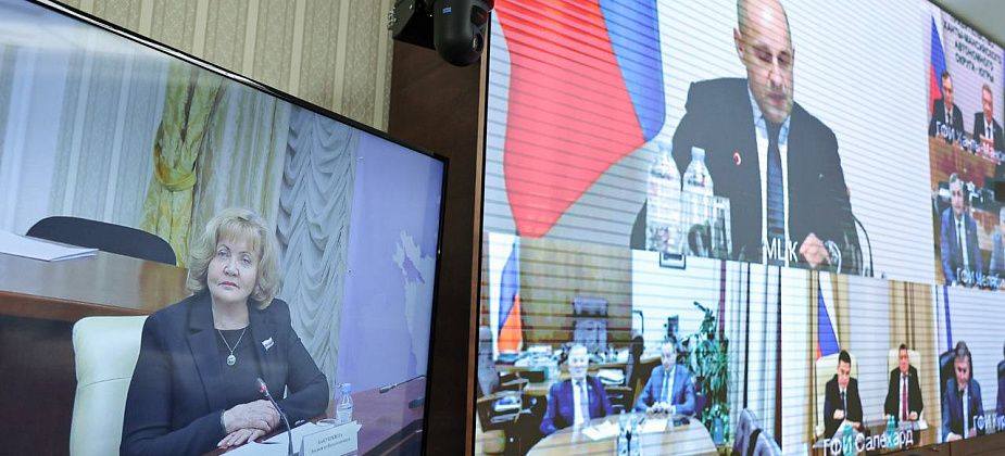 Людмила Бабушкина доложила о результатах реализации демографической и семейной политики на заседании Совета председателей законодательных органов госвласти регионов УрФО
