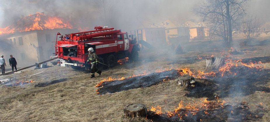 Общая площадь вчерашнего пожара на Ленина составила более тысячи квадратных метров