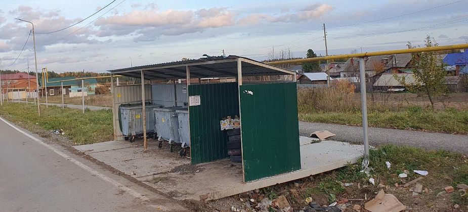 Путь к контейнерной площадке по Почтамтской лежит через наполненную мусором канаву