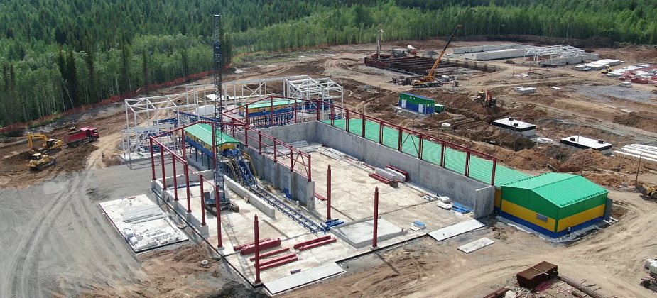 На мусоросортировочном заводе установили оборудование  из Ржева