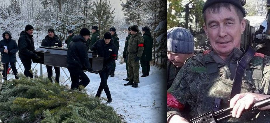 Сегодня в Карпинске простились с погибшим мобилизованным Виталием Зайцевым