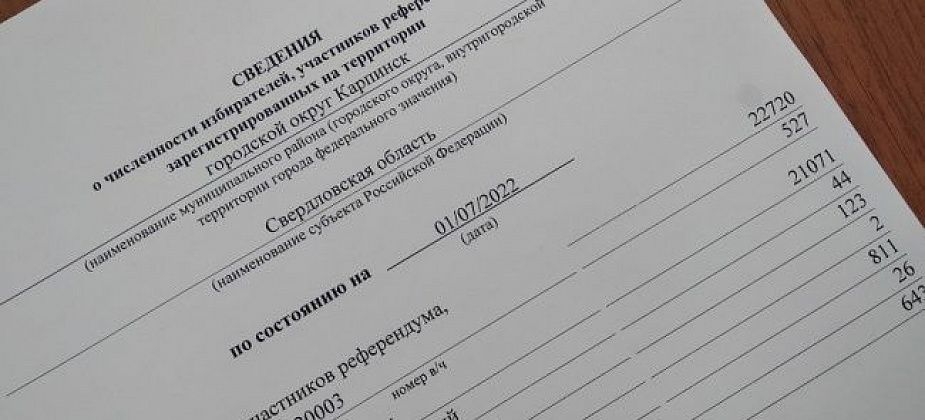 Количество избирателей в Карпинске продолжает снижаться