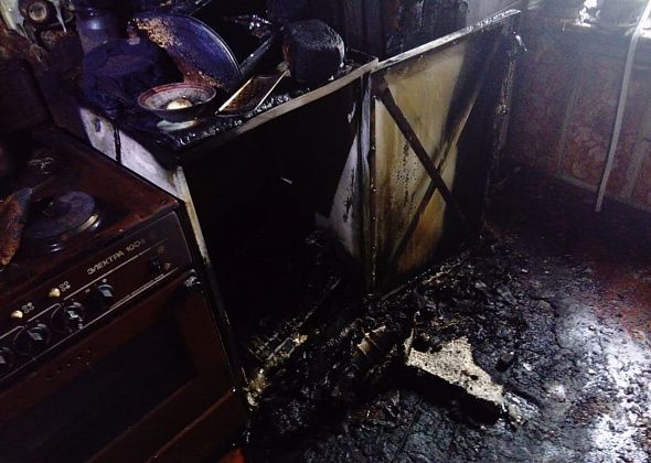 В доме на улице Серова произошел пожар. Погиб мужчина-инвалид