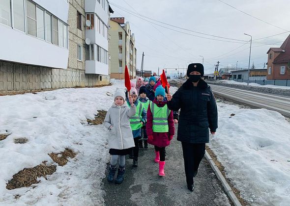 Школьникам в очередной раз напомнили, как нужно переходить дорогу 