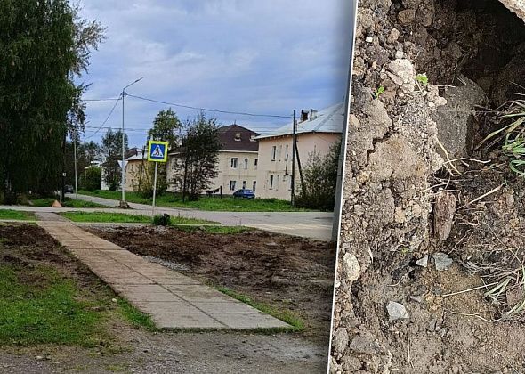 Жители двухэтажек по Луначарского и Лермонтова жалуются на сырость и плесень из-за засыпанной канавы