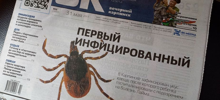 Инфицированный клещ, детский отдых и поединки бизнесменов. Обо всем читайте в «Вечернем Карпинске»