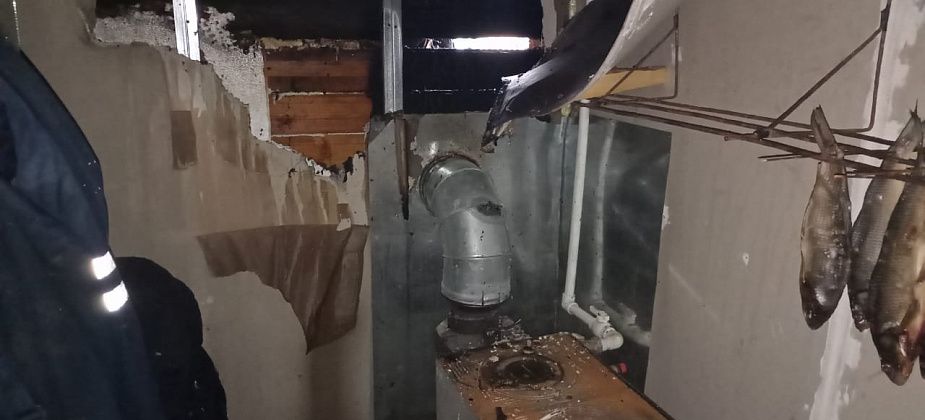 На улице Северной горел частный дом