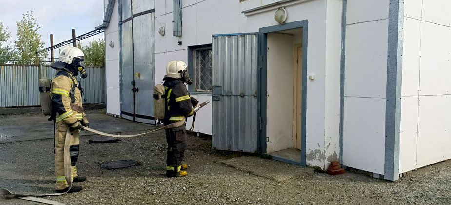 Сегодня в Карпинске на складе хлора устраняли условную утечку