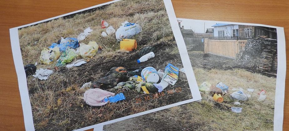 Жительница Сосновки призывает односельчан не мусорить под ногами