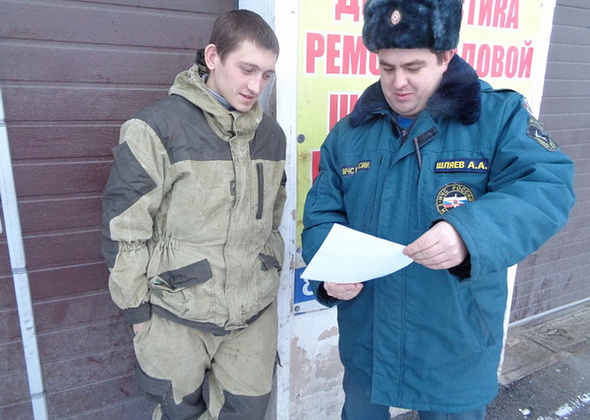 Пожарные провели рейд в жилом секторе